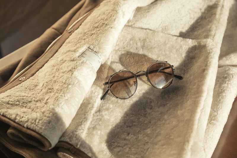 Oliver Peoples Brunello Cucinelli EYEWEAR sunglasses Italian luxury cinema Hollywood 
