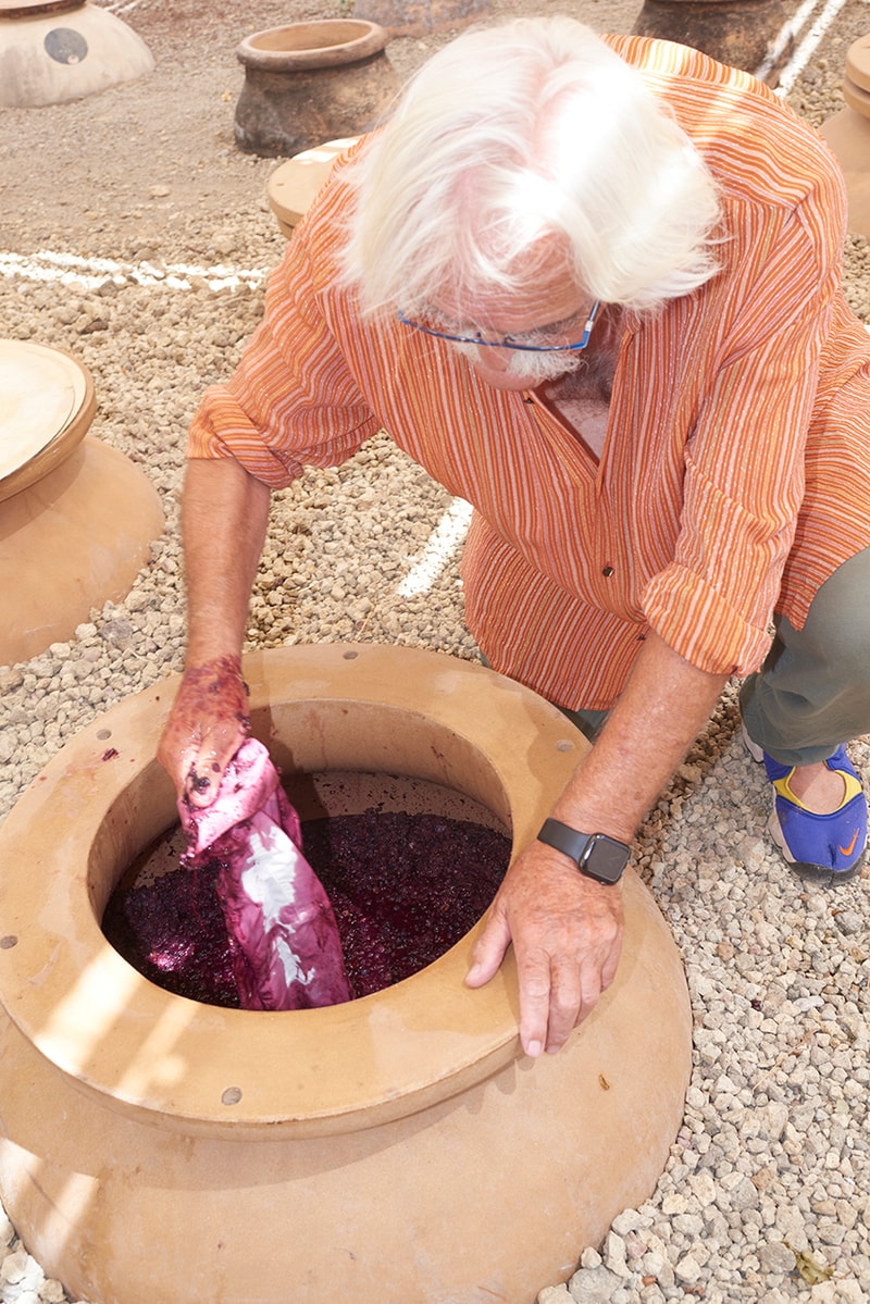 gabrio bini our legacy work shop hand overdyed red wine italy details information