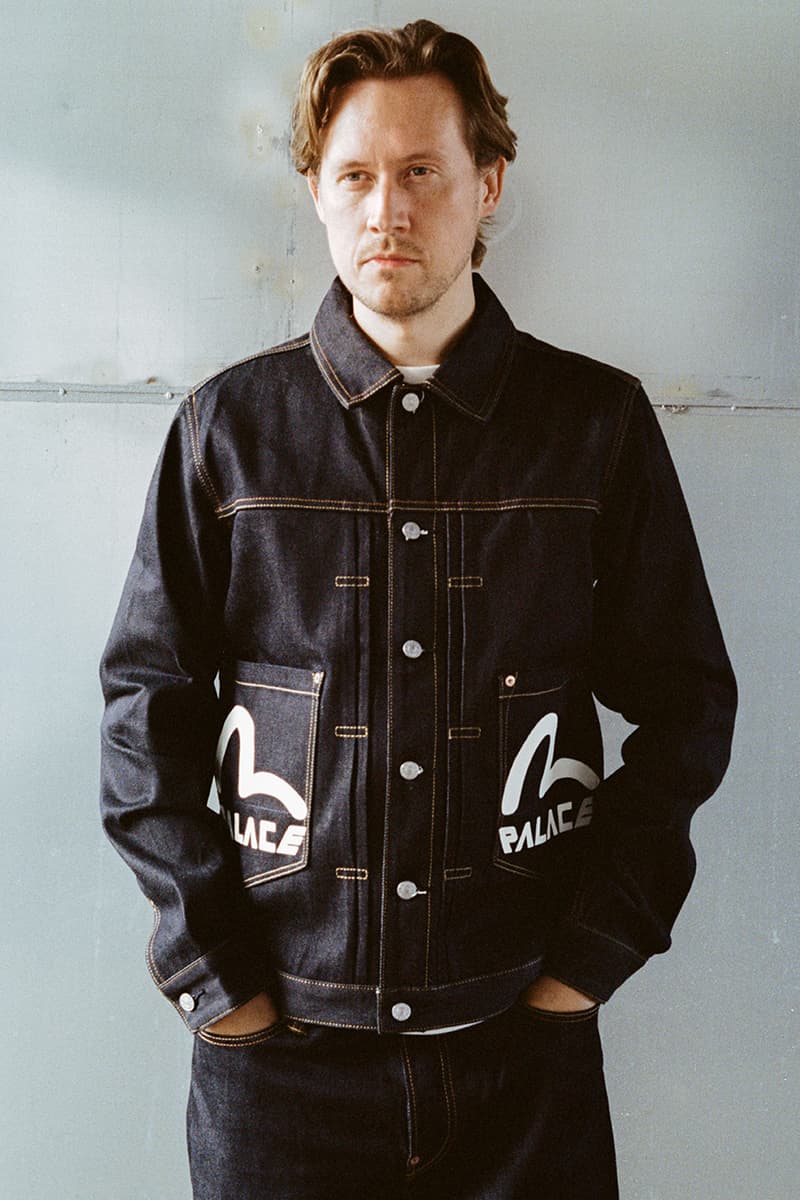Palace Skateboards x EVISU Drop 2 FW21 Lookbook information when does it drop release