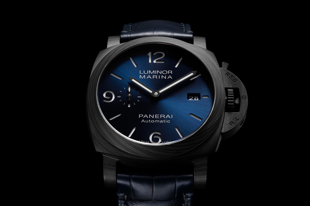 Panerai Brings Together Matte Finish Composite Case With Blu Notte Dial