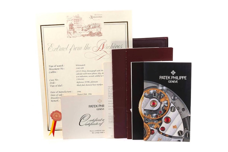 Patek Philippe Grand Complications Perpetual Calendar Platinum Watch 3970EP SwissWatchExpo 