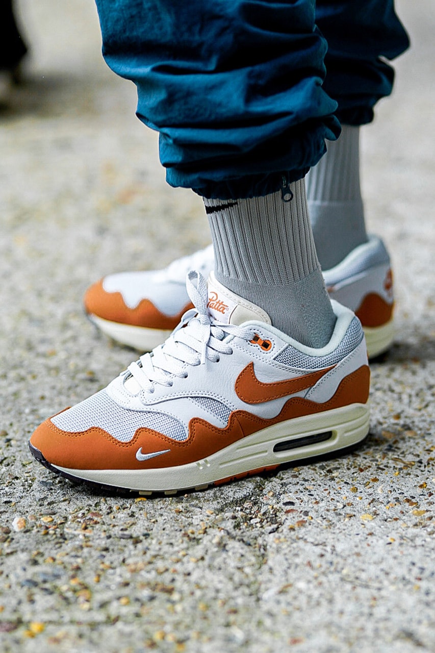 First Look: Patta x Nike Air Max 1 FW21 Release information orange rust brown autumnal fall winter 2021