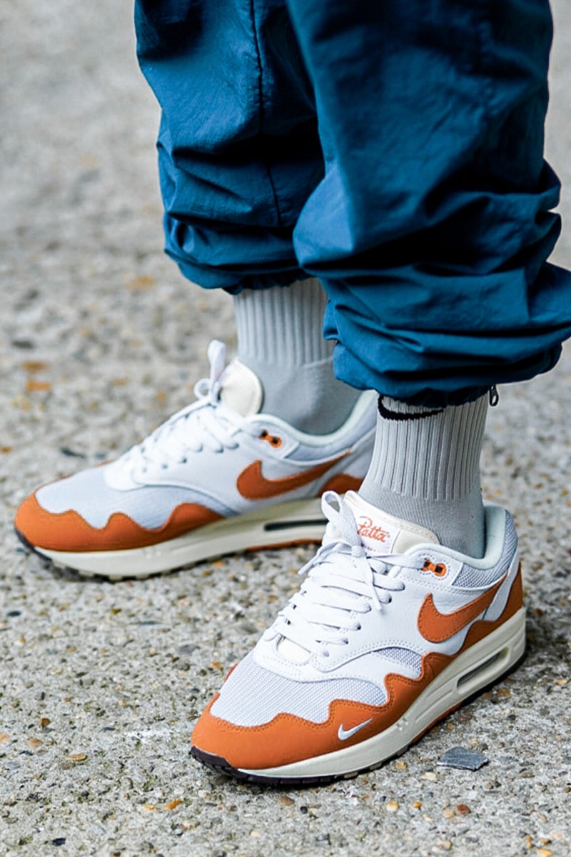 First Look: Patta x Nike Air Max 1 FW21 Release information orange rust brown autumnal fall winter 2021