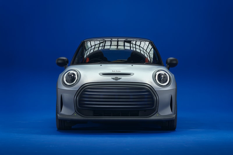 paul smith british designer mini cooper se automotive car vehicle sustainable recycled cork fashion design mini strip stripped back 
