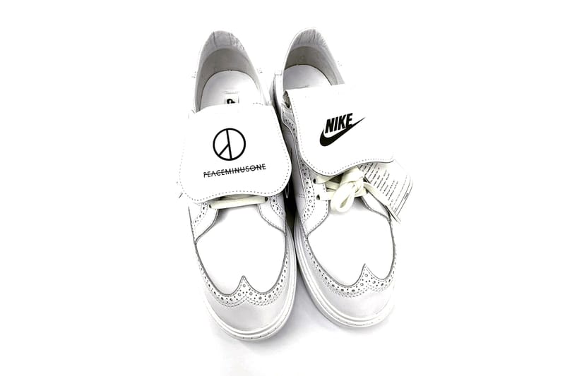 PEACEMINUSONE Nike Kwondo 1 White 