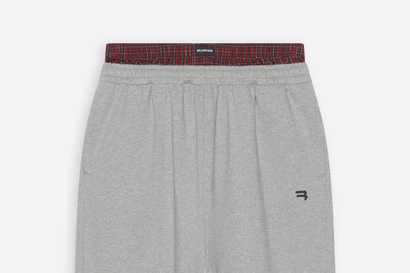 balenciaga sweatpants with boxers