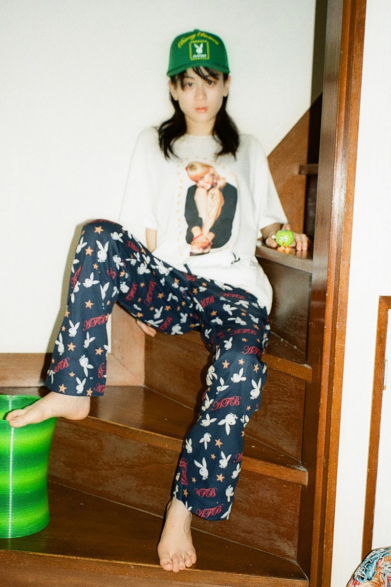 Playboy AFB Your Tail Begins Here Capsule Release Collection Absolutely Fucking Bitch Buy Price pajamas T shirt Cap