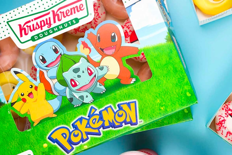 Pokemon Krispy Kreme 25th anniversary donuts pikachu bulbasaur squirtle charmander poke ball nintendo game freak creatures australia  