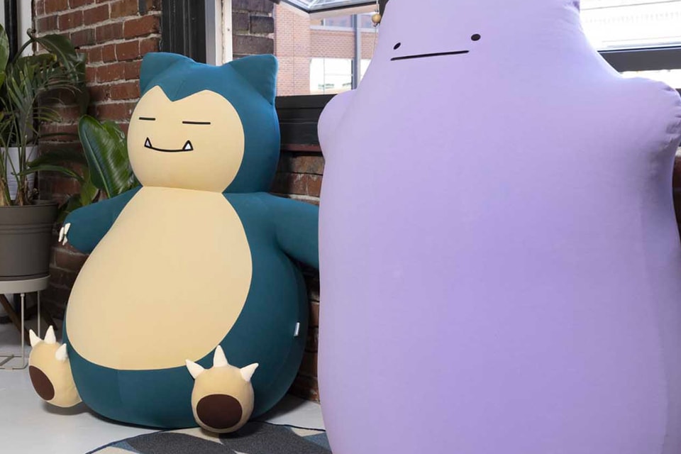 Pokémon Center Drops Snorlax and Ditto Bean Bags