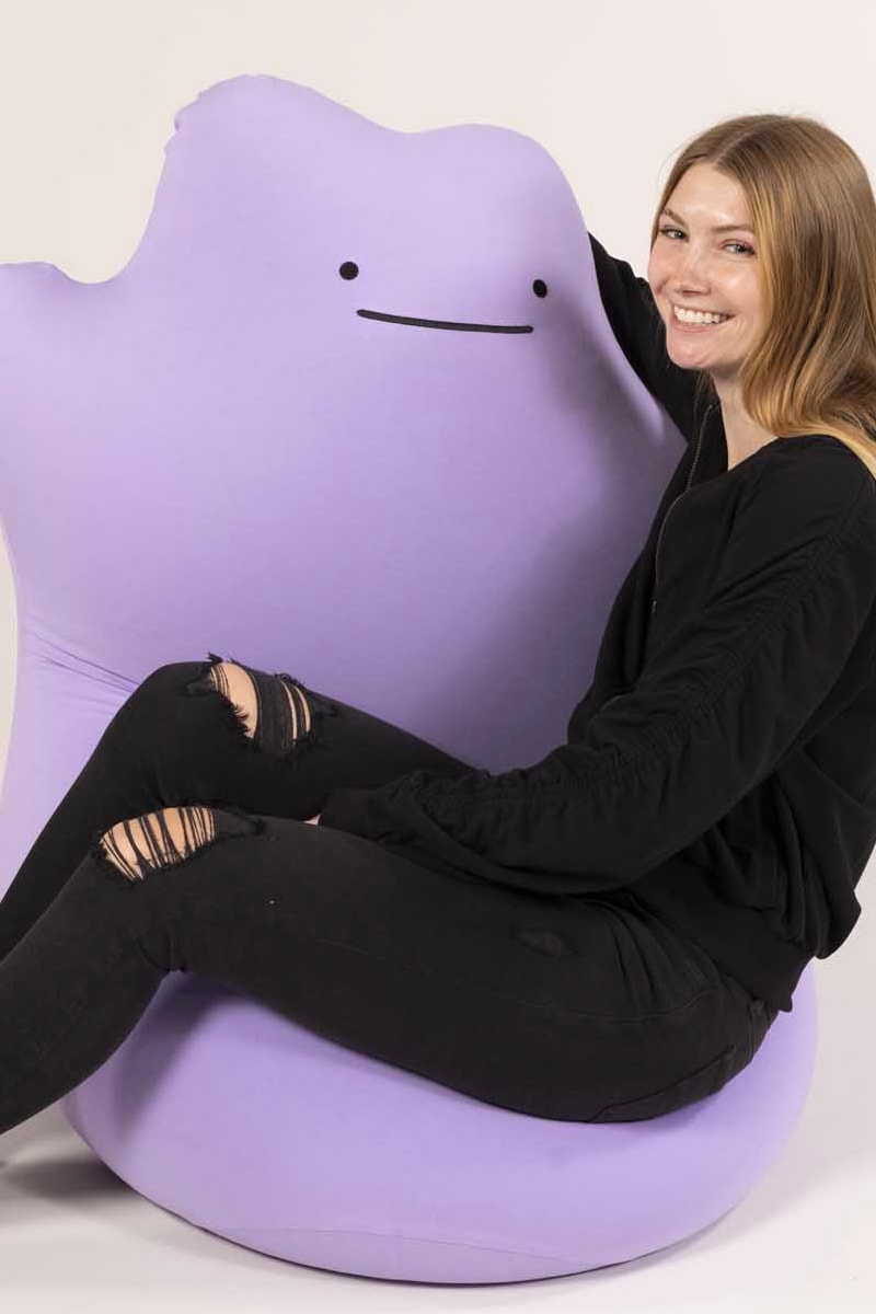 Pokémon Center and Yagibo Launch Snorlax and Ditto Bean Bag Chairs first generation home accent sleeping chair sofa furnishing reveal release info