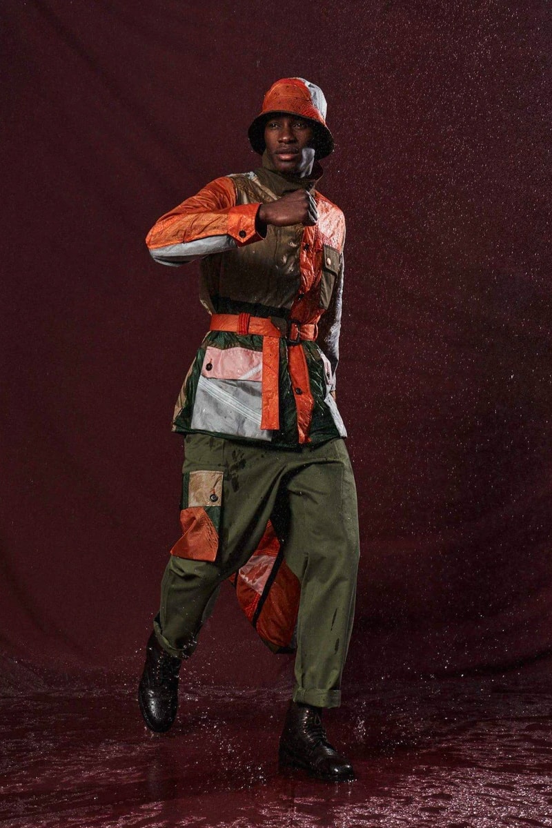 Private White V.C. Raeburn capsule collection lookbook RÆBURN military C9 parachute canopy Ventile British Manchester outerwear jackets 