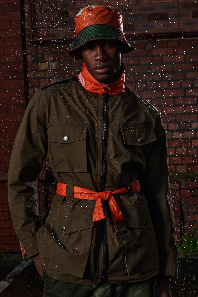 Private White V.C. Raeburn capsule collection lookbook RÆBURN military C9 parachute canopy Ventile British Manchester outerwear jackets 