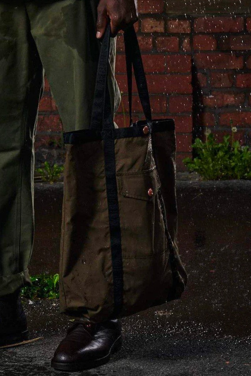 Private White V.C. Raeburn capsule collection lookbook RÆBURN military C9 parachute canopy Ventile British Manchester outerwear jackets 