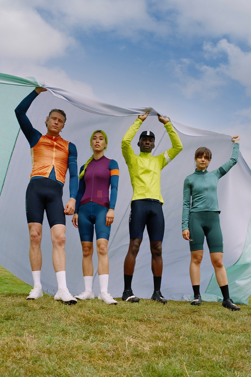 Rapha "Flying Colours" Fall/Winter 2021 Collection cycling apparel on bike release information