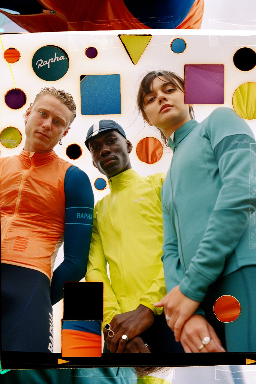Rapha "Flying Colours" Fall/Winter 2021 Collection cycling apparel on bike release information