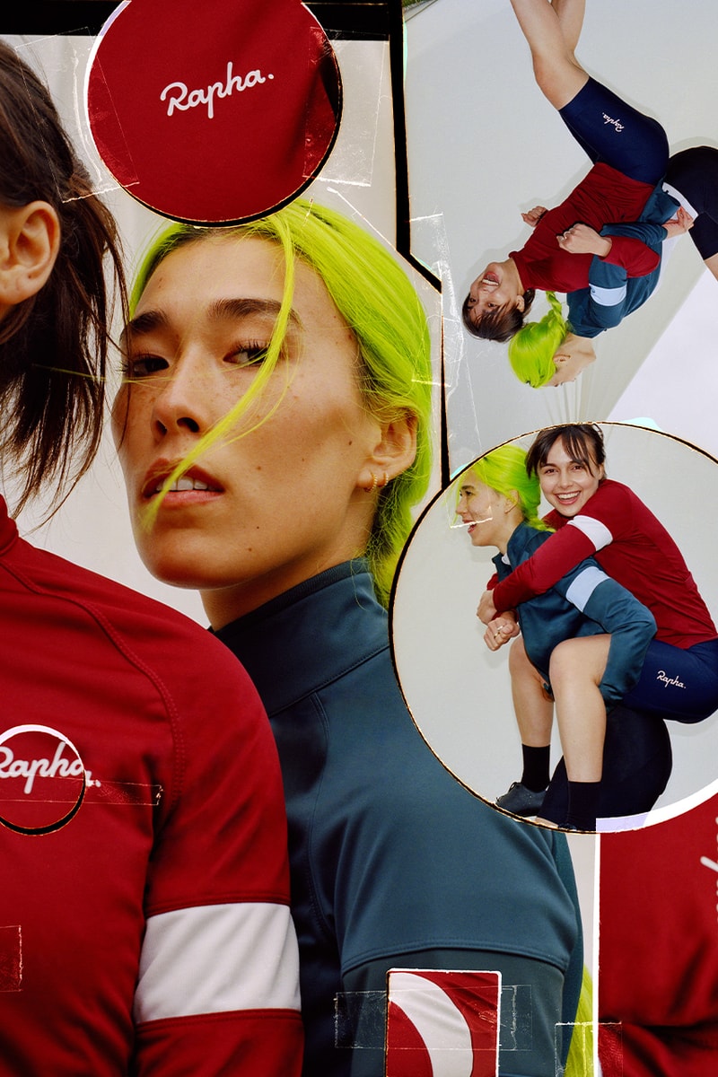 Rapha "Flying Colours" Fall/Winter 2021 Collection cycling apparel on bike release information