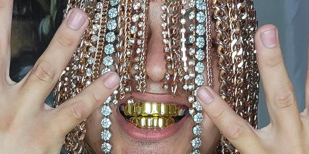gold chains hair rapper - Ilustrasi 3