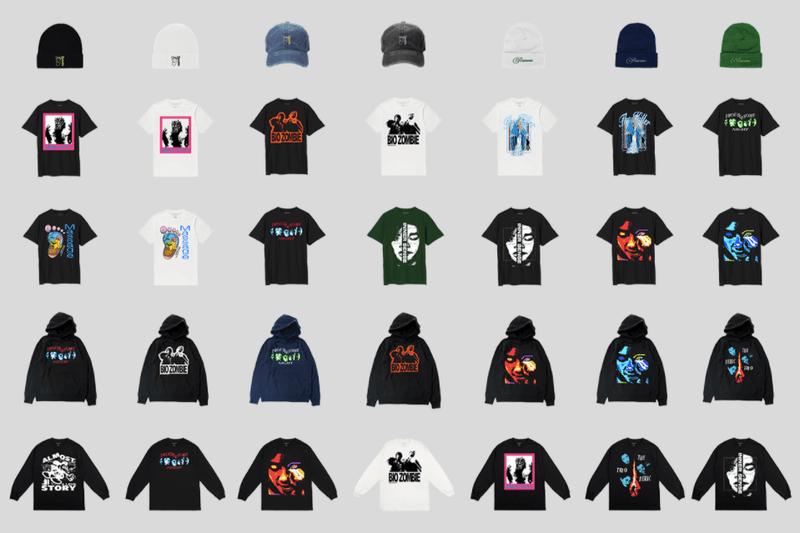 RAW EMOTION's Relaunches Original Tibetan Tiger Mascot Rugs horror movie inspired clothing collection yellow vintage black white blue gray purple new zealand wool nylon release info nigo casa brutus 2008