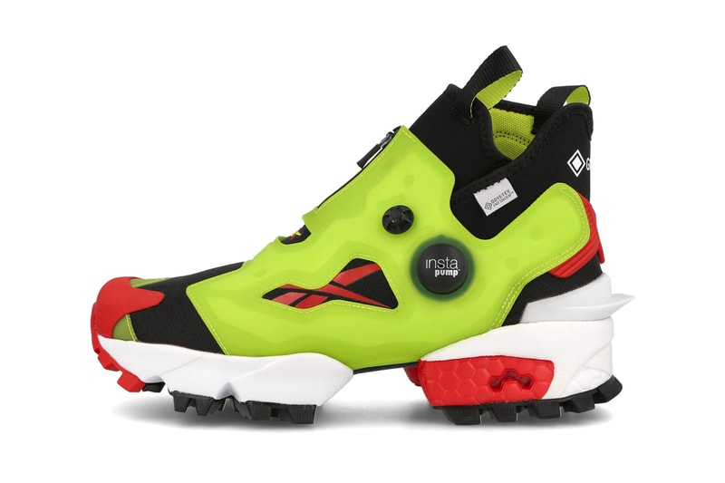 reebok instapump fury x gtx gore tex boot S23866 black acid yellow vector red white official release date info photos price store list buying guide
