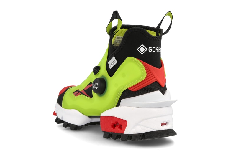 reebok instapump fury x gtx gore tex boot S23866 black acid yellow vector red white official release date info photos price store list buying guide