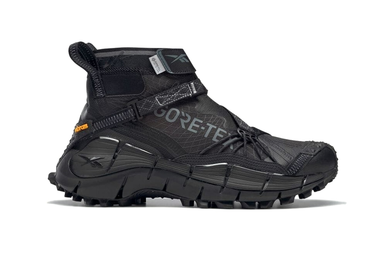 reebok zig kinetica II GORE-TEX core black pure gray H05172 chalk pure gray S29124 release date info store list buying guide photos price 