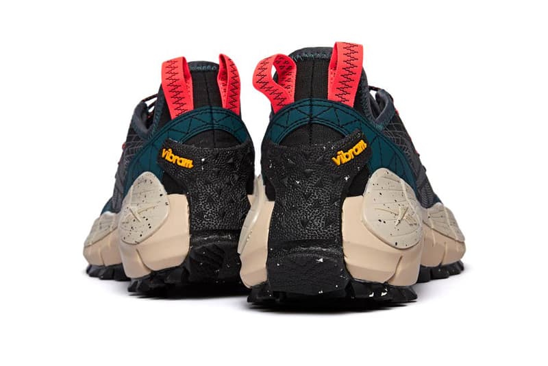 Reebok Zig Kinetica II Edge "Modern Beige" "Core Black" H00114 H00115 Vibram Sustainability A$AP ASAP Nast Sneaker Release Information Drop Date Footwear Shoes