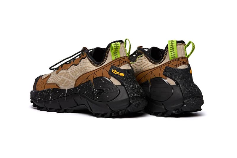 Reebok Zig Kinetica II Edge "Modern Beige" "Core Black" H00114 H00115 Vibram Sustainability A$AP ASAP Nast Sneaker Release Information Drop Date Footwear Shoes