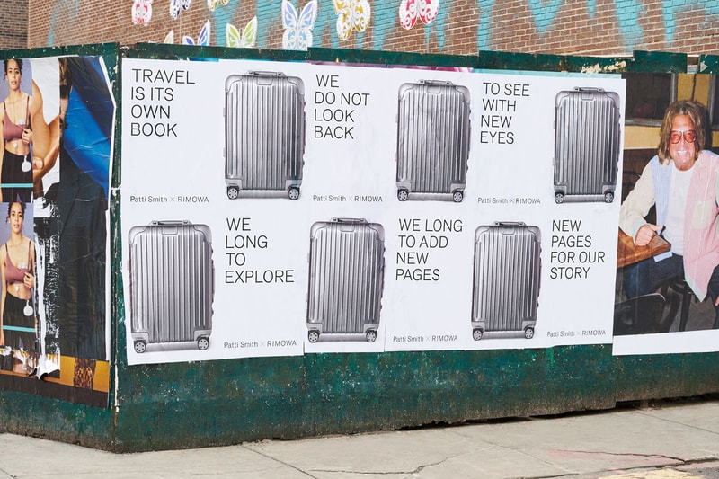 RIMOWA's Latest Campaign Plasters Patti Smith's Poetic Words Across the Globe