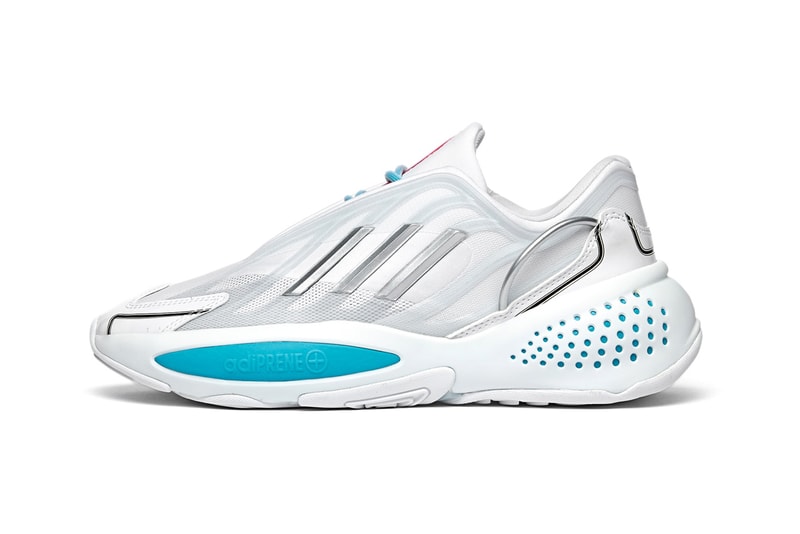 RUBY 9100M x adidas Consortium Ozrah gx8435 Collaboration Transhuman Human Posthuman CGI Character Butterfly Digital Artist Stylist Avatar Product color Cloud White / Silver Metallic / Shock Pink