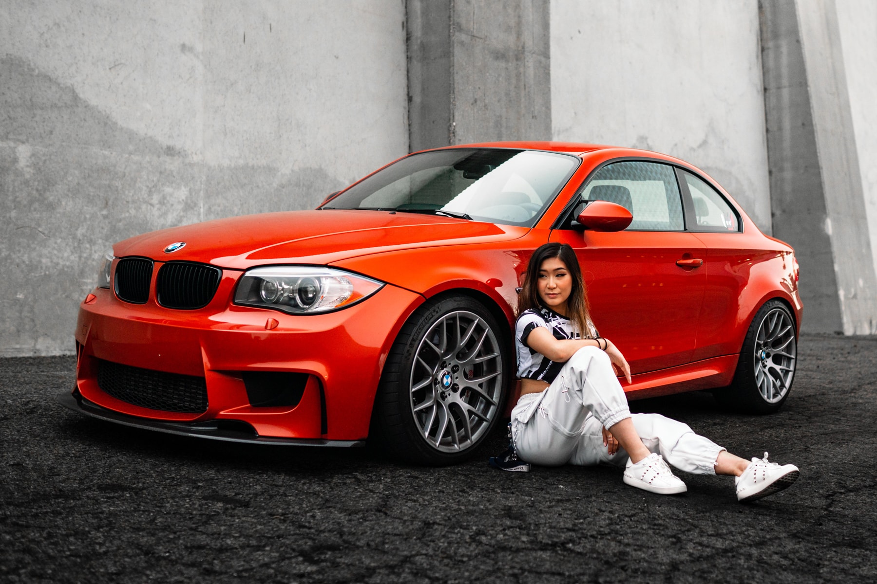 DRIVERS: Pro Racer Samantha Tan and Her BMW 1M Coupe Clown Shoe Z3M Z4M M Coupe