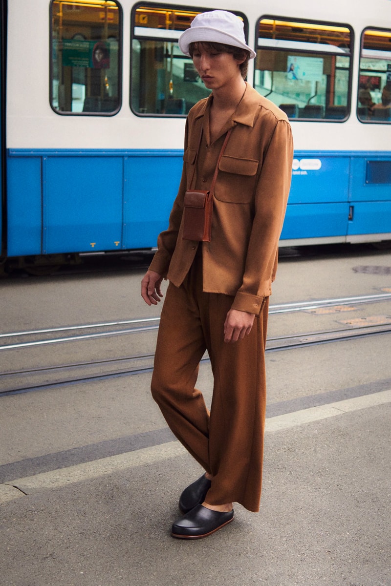 Sandro Menswear Spring/Summer 2022 Lookbook SS22 tailoring fashion french tie dye knit sweaters relaxed fit shirts 