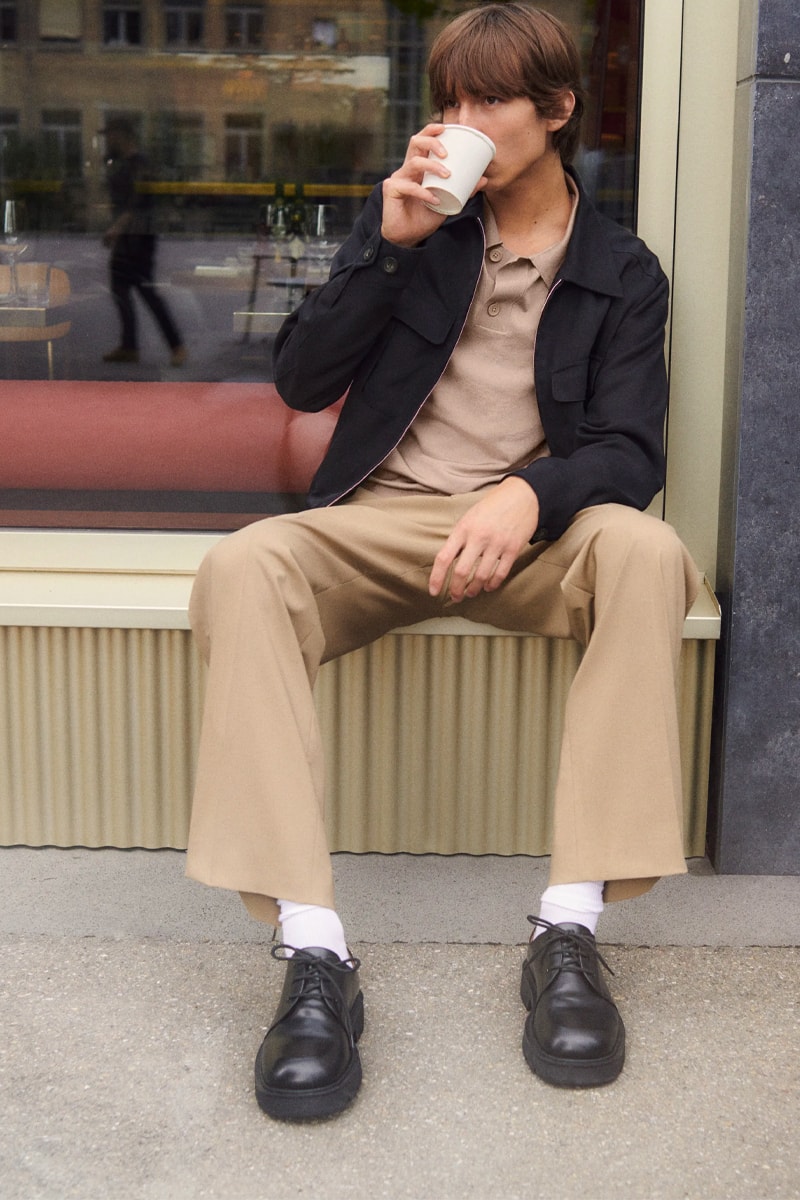 Sandro Menswear Spring/Summer 2022 Lookbook SS22 tailoring fashion french tie dye knit sweaters relaxed fit shirts 