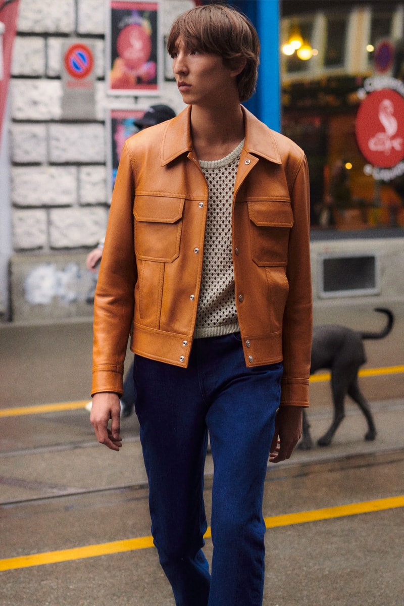 Sandro Menswear Spring/Summer 2022 Lookbook SS22 tailoring fashion french tie dye knit sweaters relaxed fit shirts 