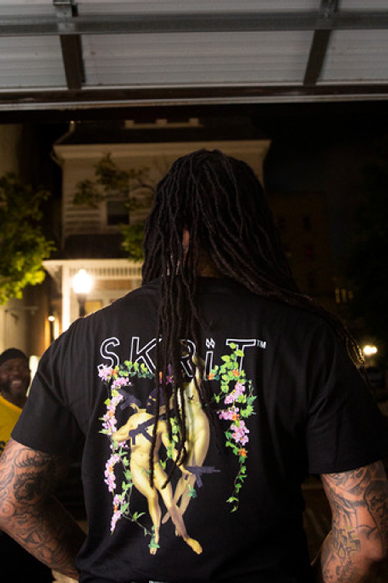 SKRIT Waka Flocka Flame Partnership Brand Ambassador collection release unisex TAO dinner launch custom designed T-shirts, oversized hoodies, silk short sets, vegan leather varsity jackets, cardigans and luxury bottoms, along with a variety of accessories
