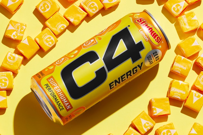 Starburst x C4 Energy Drinks Release