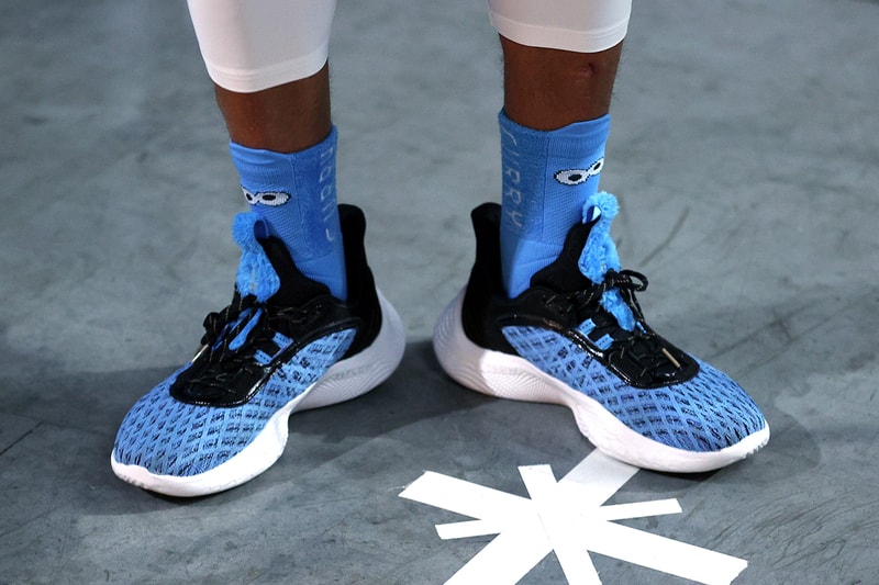 Stephen Curry Under Armour Curry Flow 9 First Look Media Day Images Brand Cookie Monster Sesame Street