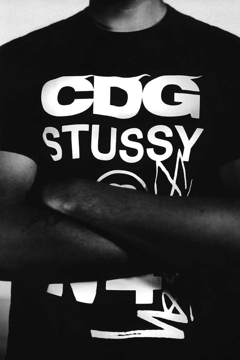 stussy Comme des Garçons coach jacket grey hoodie black white t shirt fall 2021 dover street market