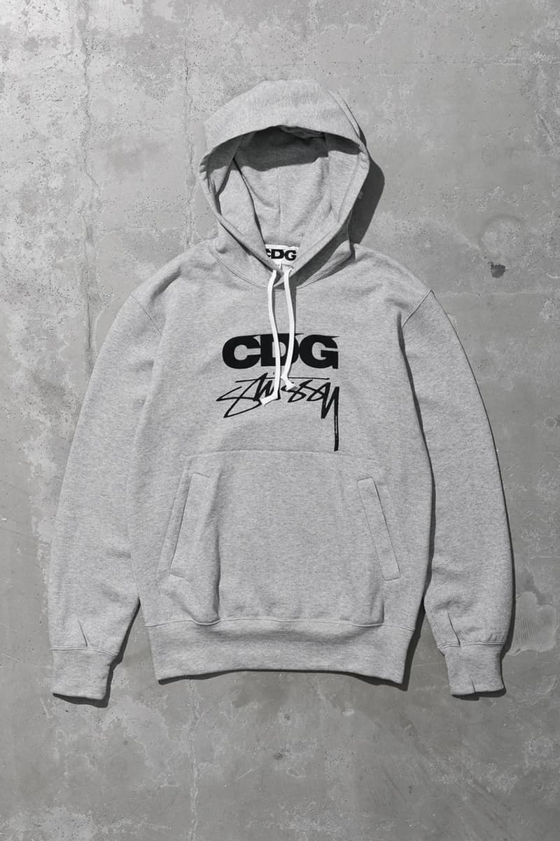 stussy Comme des Garçons coach jacket grey hoodie black white t shirt fall 2021 dover street market