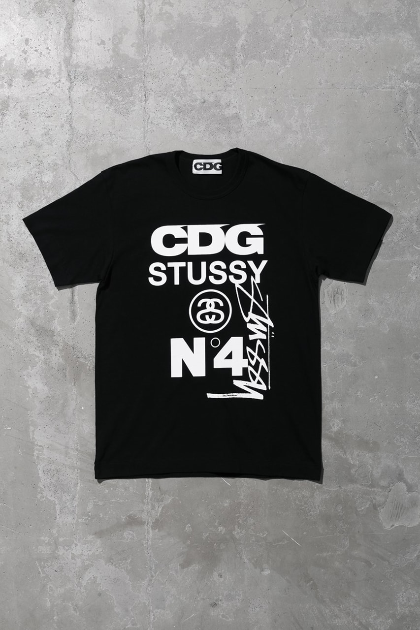 stussy Comme des Garçons coach jacket grey hoodie black white t shirt fall 2021 dover street market