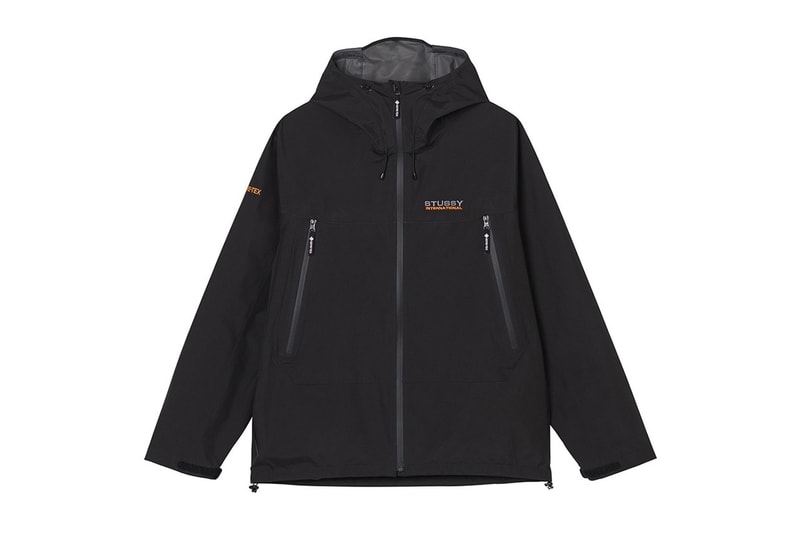 Stüssy Releases Weatherized Gore-Tex Capsule Fall collection breathable waterproof windproof packable YKK aqua seal zippers stussy international 3 panel 75 denier waterproof bucket hats outdoors city release info 