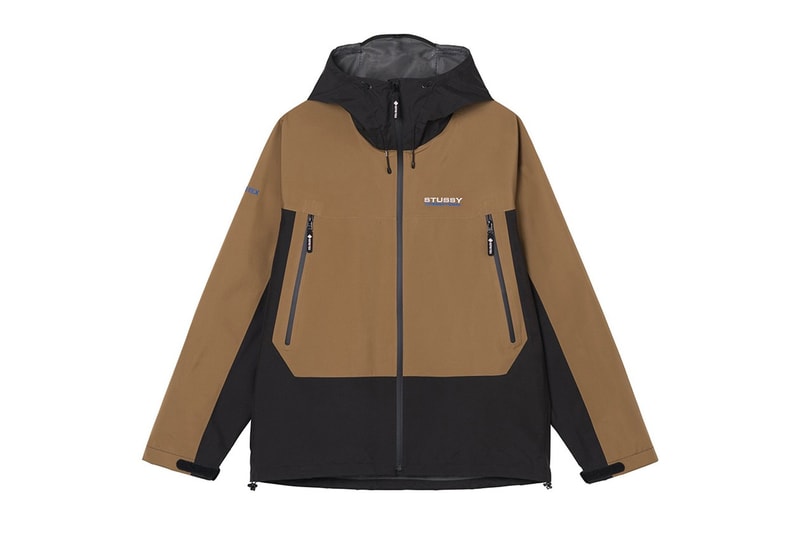 Stüssy Releases Weatherized Gore-Tex Capsule Fall collection breathable waterproof windproof packable YKK aqua seal zippers stussy international 3 panel 75 denier waterproof bucket hats outdoors city release info 