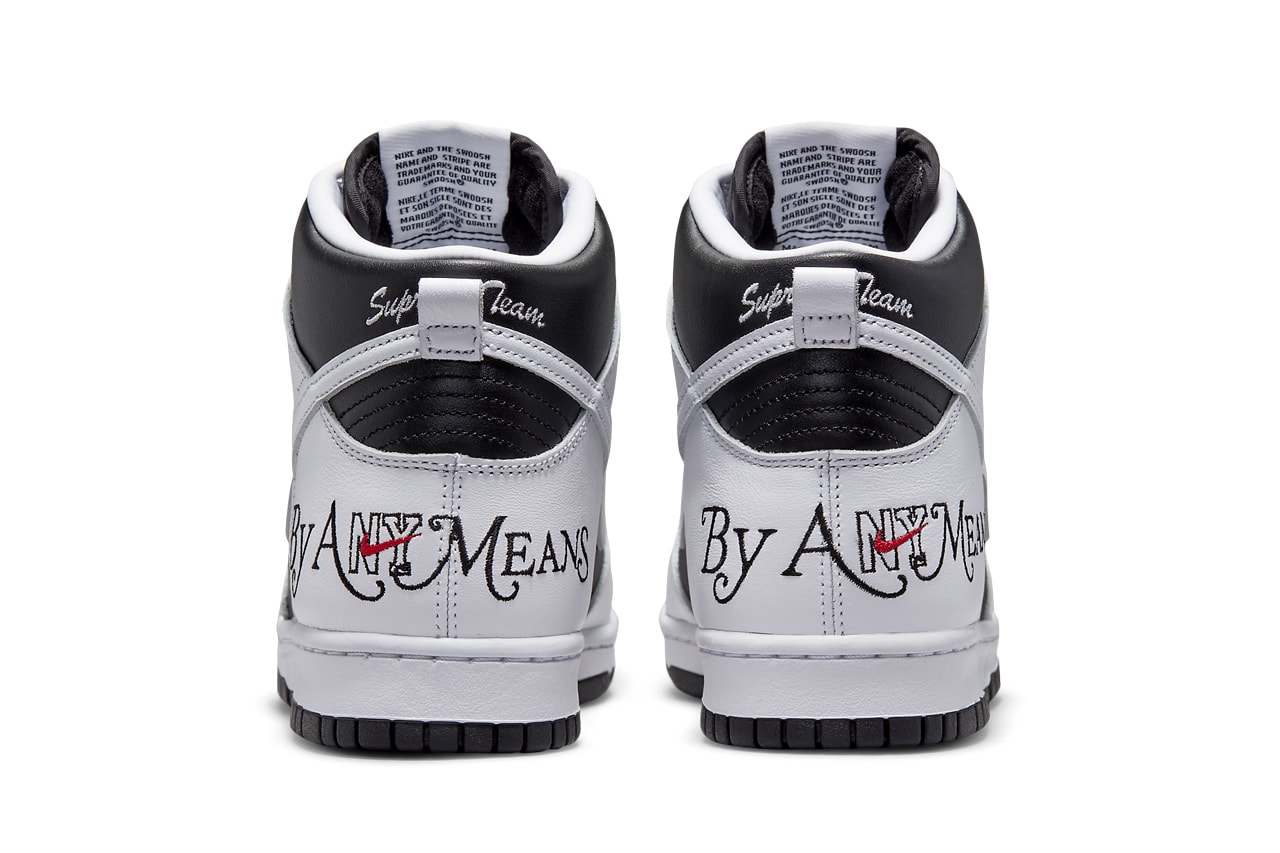 Supreme x Nike SB Dunk High "By Any Means"