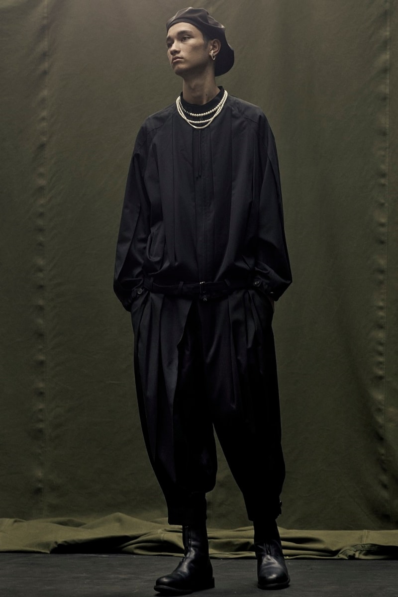 S’YTE fall winter 2021 leather denim fashion jackets working from home relaxed fit Yohji Yamamoto balloon minimal tailoring stretch fabric comfort business formal garment 40 years 10 anniversary biker sport military