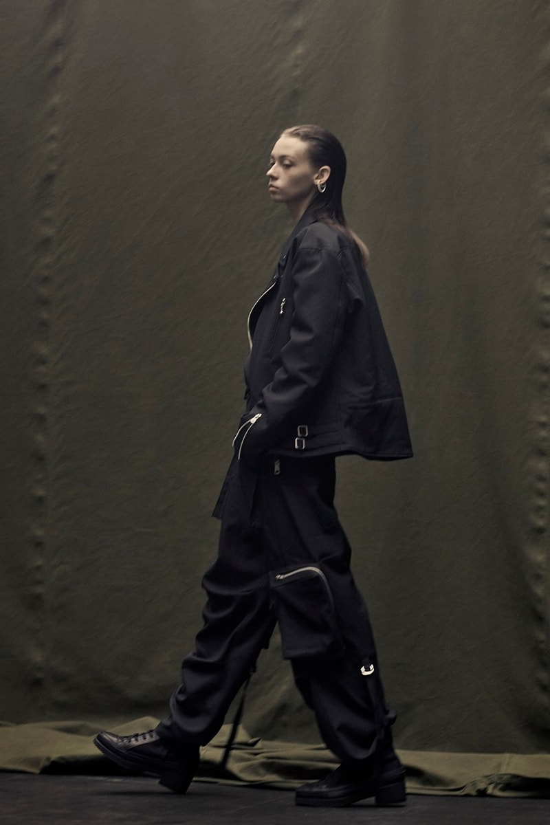 S’YTE fall winter 2021 leather denim fashion jackets working from home relaxed fit Yohji Yamamoto balloon minimal tailoring stretch fabric comfort business formal garment 40 years 10 anniversary biker sport military