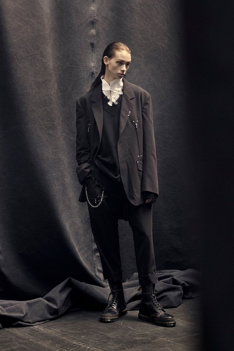 S’YTE fall winter 2021 leather denim fashion jackets working from home relaxed fit Yohji Yamamoto balloon minimal tailoring stretch fabric comfort business formal garment 40 years 10 anniversary biker sport military