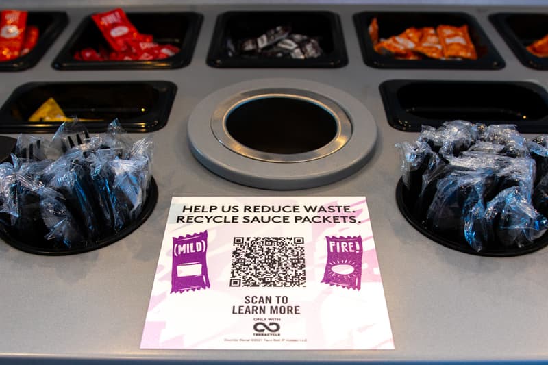 Taco Bell TerraCycle Hot Sauce Packets Recycling Partnership Collaboration Sustainability