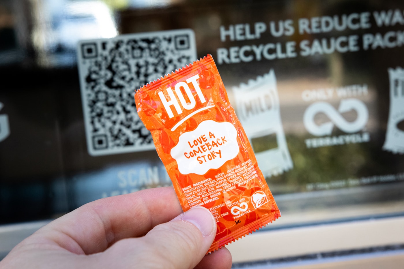 Taco Bell TerraCycle Hot Sauce Packets Recycling Partnership Collaboration Sustainability