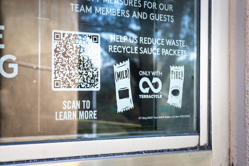 Taco Bell TerraCycle Hot Sauce Packets Recycling Partnership Collaboration Sustainability
