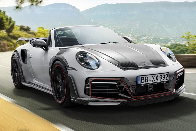 TECHART GTstreet R Cabriolet Porsche 911 Turbo S Cabriolet 992 Gen Tuned Custom Overhauled V6 Twin Turbo 800 HP 