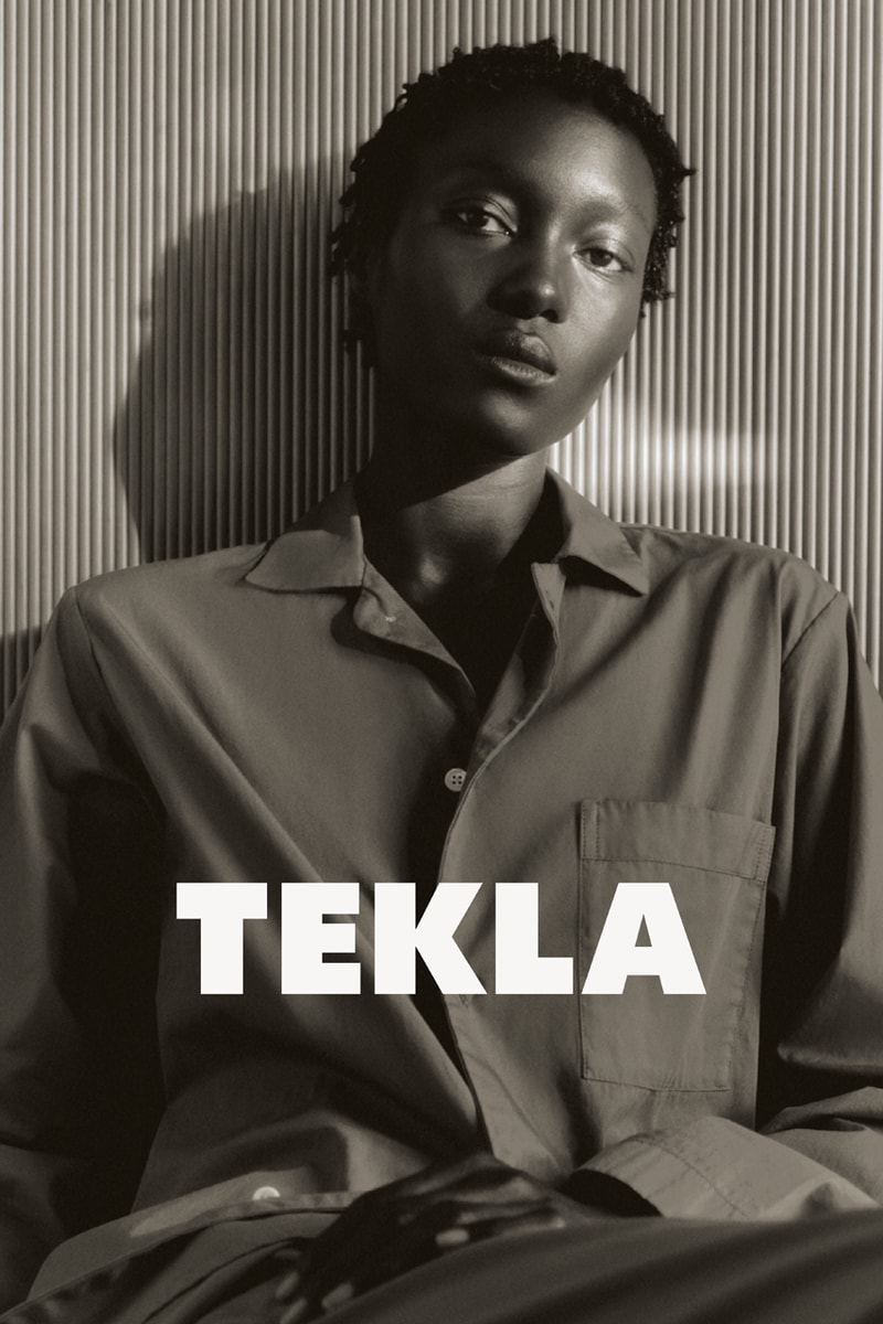 Tekla Green Capsule "Conifer" Sleepwear Percale Bedding Collection Bottega Veneta Seasonal Color 100 Percent Organic Cotton Luxury Homeware Sleep